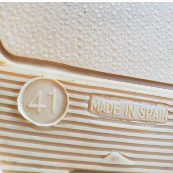 Vidoretta Black Leather Studded Raffia Jute Wedge Sandals Size 11 - Picture 10 of 11